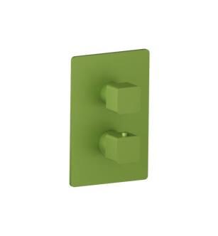 Flusso 196.4101IG 3/4" Thermostatic Shower Valve & Trim with One Output in Flusso Green