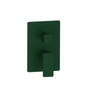 Flusso 196.4102LG 3/4" Thermostatic Shower Valve With Trim wirh One Output in Leaf Green