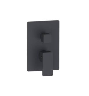 Flusso 196.4102RG 3/4" Thermostatic Shower Valve With Trim wirh One Output in Rock Gray