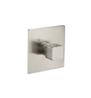 Flusso 196.4201BN 3/4" Thermostatic Valve With Trim in Brushed Nickel PVD