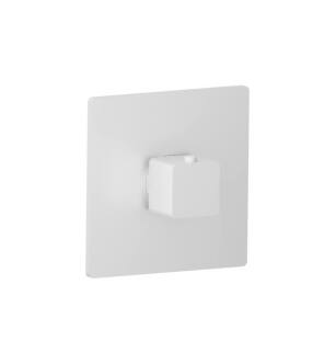 Flusso 196.4201GW 3/4" Thermostatic Valve With Trim in Gloss White
