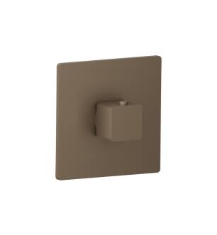 Flusso 196.4201DT 3/4" Thermostatic Valve With Trim in Dark Tan