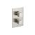 Isenberg 196.4421BN 3/4 " Thermostatic Valve & Trim With Two Way Diverter And Two Outputs in Brushed Nickel PVD