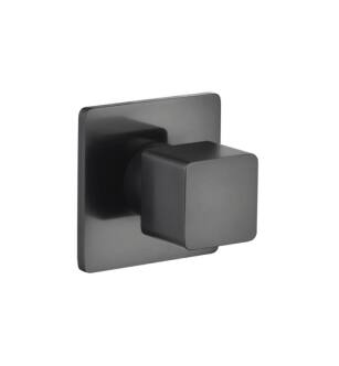 Flusso 196.4511MB 3/4" Volume Control & Trim in Matte Black