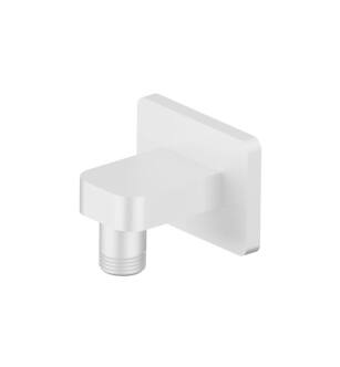 Flusso 196.5505GW Wall Elbow in Gloss White