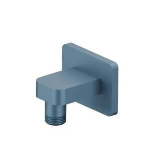 Flusso 196.5505BP Wall Elbow in Blue Platinum