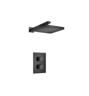 Flusso 196.7000MB Single Output Shower Set With Shower Head And Arm in Matte Black