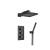 Isenberg 196.7150MB Two Output Shower Set With Shower Head And Hand Held in Matte Black