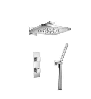 Flusso 196.7250CP Two Output Shower Set With Shower Head And Hand Held in Chrome