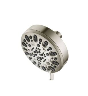 Flusso 200.6140BN 6 Function ABS Showerhead in Brushed Nickel PVD