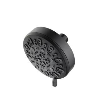 Flusso 200.6140MB 6 Function ABS Showerhead in Matte Black