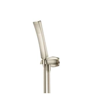Flusso 240.1026BN Hand Shower Set With Wall Elbow, Holder and Hose in Brushed Nickel PVD