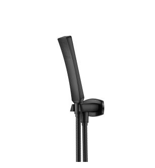 Flusso 240.1026MB Hand Shower Set With Wall Elbow, Holder and Hose in Matte Black