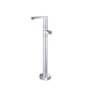 Flusso 240.1170CP Freestanding Floor Mount Bathtub / Tub Filler in Chrome
