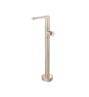 Flusso 240.1170PN Freestanding Floor Mount Bathtub / Tub Filler in Polished Nickel PVD