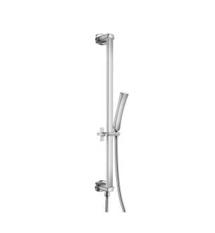 Flusso 240.2016CP Hand Shower Set with Slide Bar, Integrated Elbow & Hose in Chrome