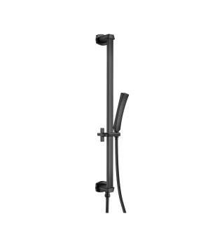 Flusso 240.2016MB Hand Shower Set with Slide Bar, Integrated Elbow & Hose in Matte Black