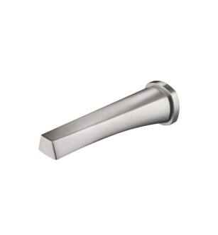 Flusso 240.2300BN Wall Mount Non Diverting Tub Spout in Brushed Nickel PVD