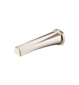Flusso 240.2300PN Wall Mount Non Diverting Tub Spout in Polished Nickel PVD