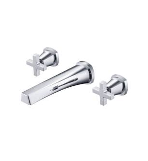 Isenberg 240.2450CP Two Handle Wall Mounted Tub Filler in Chrome