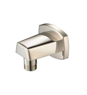 Flusso 240.5505PN Wall Elbow in Polished Nickel PVD