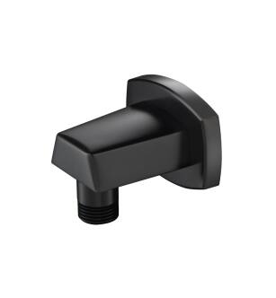 Flusso 240.5505MB Wall Elbow in Matte Black
