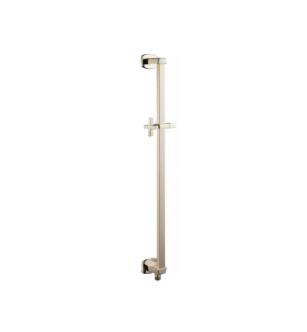 Flusso 240.601005APN Shower Slide Bar With Integrated Wall Elbow in Polished Nickel PVD