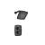 Isenberg 240.7000MB Single Output Shower Set With Shower Head And Arm in Matte Black