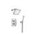 Isenberg 240.7050CP Two Output Shower Set With Shower Head And Hand Held in Chrome