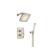 Isenberg 240.7050BN Two Output Shower Set With Shower Head And Hand Held in Brushed Nickel PVD