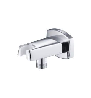 Flusso 240.8006CP Wall Elbow With Holder Combo in Chrome