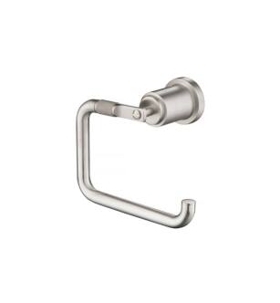 Flusso 250.1007BN Brass Toilet Paper Holder in Brushed Nickel PVD