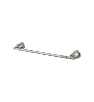 Flusso 250.1009BN 18" Brass Towel Bar in Brushed Nickel PVD