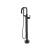 Isenberg 250.1170MB Freestanding Floor Mount Bathtub / Tub Filler With Hand Shower in Matte Black