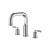 Isenberg 250.2410BN 3 Hole Deck Mount Roman Tub Faucet in Brushed Nickel PVD