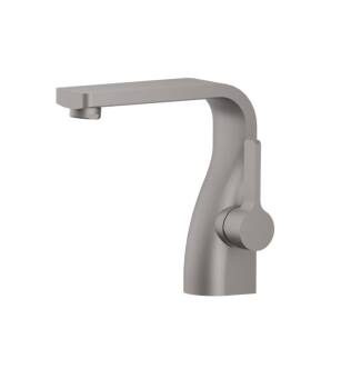 Flusso 260.1000SG Single Hole Bathroom Faucet in Steel Gray