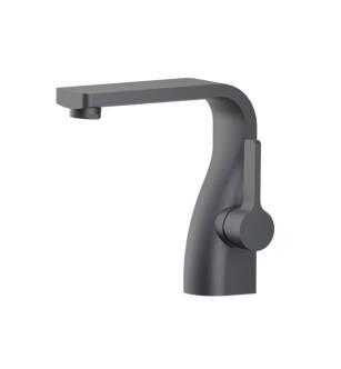 Flusso 260.1000RG Single Hole Bathroom Faucet in Rock Gray