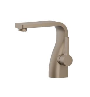 Flusso 260.1000DT Single Hole Bathroom Faucet in Dark Tan