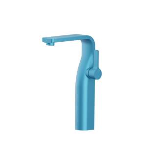 Flusso 260.1700SKB Single Hole Vessel Faucet in Sky Blue