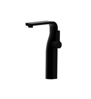 Flusso 260.1700GB Single Hole Vessel Faucet in Gloss Black