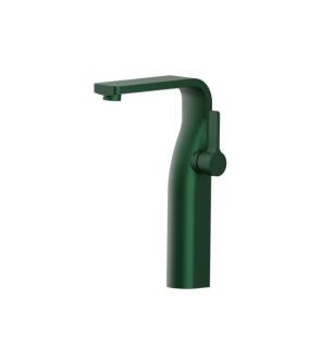 Flusso 260.1700LG Single Hole Vessel Faucet in Leaf Green