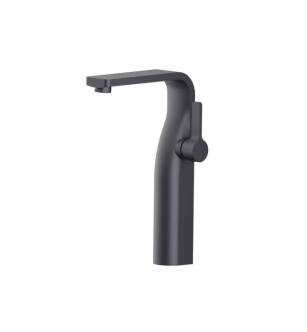 Flusso 260.1700DG Single Hole Vessel Faucet in Dark Gray