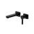 Isenberg 260.1800GB Single Handle Wall Mounted Bathroom Faucet in Gloss Black