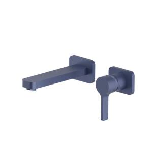 Flusso 260.1800NB Single Handle Wall Mounted Bathroom Faucet in Navy Blue