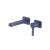 Isenberg 260.1800NB Single Handle Wall Mounted Bathroom Faucet in Navy Blue