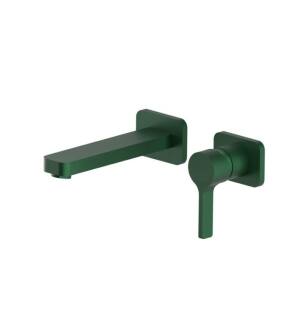 Flusso 260.1800LG Single Handle Wall Mounted Bathroom Faucet in Leaf Green