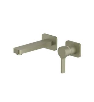Flusso 260.1800AG Single Handle Wall Mounted Bathroom Faucet in Army Green