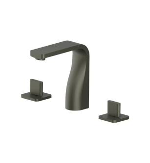 Flusso 260.2000GMG Three Hole 8" Widespread Two Handle Bathroom Faucet in Gun Metal Gray