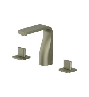 Flusso 260.2000AG Three Hole 8" Widespread Two Handle Bathroom Faucet in Army Green