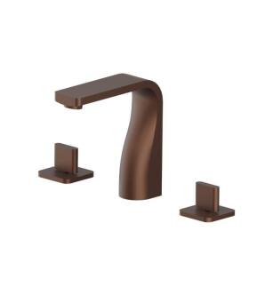 Flusso 260.2000VB Three Hole 8" Widespread Two Handle Bathroom Faucet in Vortex Brown
